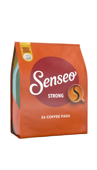 C21425906 Senseo Strong 36x INT BROWN front left v01
