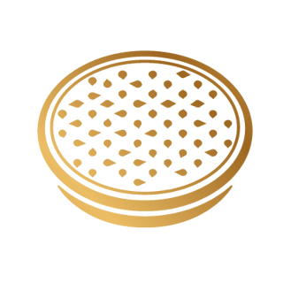 compostable pads golden icon